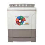 Super Asia Clean Wash (SA-242) Semi-Automatic Washing Machine – 8 Kg – SA-242 – White (Brand Warranty)