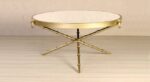 Coffee Table- (Golden, Golden Finish)