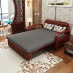 WOODZ High Quality Pull Out Sofa Bed With Armchair -Three Seats Couch -Convertible Sofa Cum Bed - Image 2