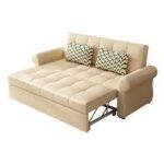 WOODZ Comfortable Leather Sofa Cum Bed -Folding- Multi function -Style Sofa CUM bed