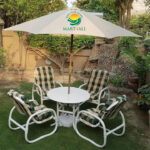 WOODZ Beach Garden Outdoor waterproof Chair set - Image 2