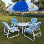 WOODZ Beach Garden Outdoor waterproof Chair set