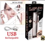 Rechargeable Flawless Eyebrow Hair Remover - Eyebrow Trimmer -Rechargeable - Cell Operated - Image 2