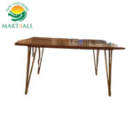 WOODZ  - Center Table -  UV Sheet -  Iron Base -  Golden  - (2*3) - Image 3