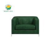 WOODZ Sofa Set 6 Seater - Velvet - (3+2+1) - Lush Green Color - PER SEAT