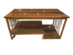 WOODZ Center Table Luxury Two Layer Living Room Table Office Table - Image 3