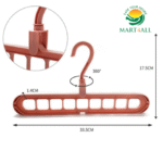 9 Hole Magic Rotating Hanger | Smart Cloth Organizer - Image 2
