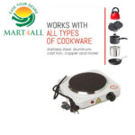 Portable Electronic Cooking Single Burner Hot Plate - JX-1010A - Image 2
