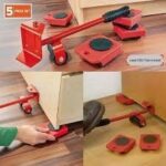 Furniture Transport Roller Set (5 In 1) Lifting & Moving Tool - Image 3