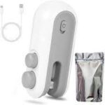 Plastic Bag Sealer Mini Portable USB Heat Bag Sealing Machine - Food Packaging Heat Sealer (2 in 1) Rechargeable - Image 3