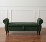 WOODZ Ottoman Puffy – Ottoman Bench – Seathi - Side Support Arms