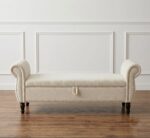 WOODZ Ottoman Puffy – Ottoman Bench – Seathi - Side Support Arms - Image 3