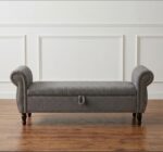 WOODZ Ottoman Puffy – Ottoman Bench – Seathi - Side Support Arms - Image 4
