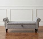 WOODZ Ottoman Puffy – Ottoman Bench – Seathi - Side Support Arms - Image 5